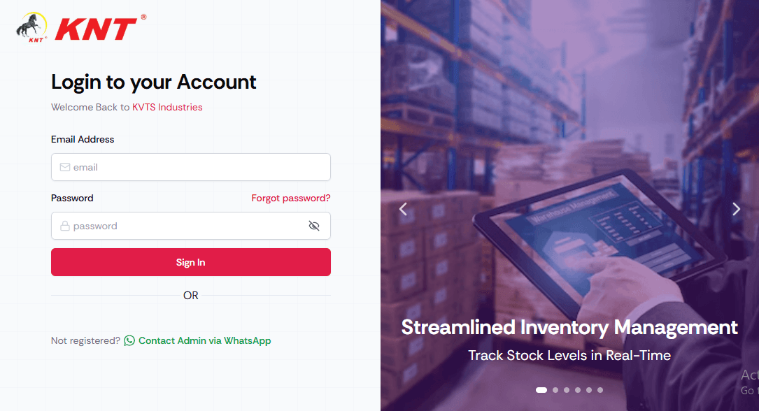 Login System Screenshot
